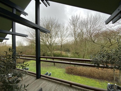 Balcony with Views Over Lake