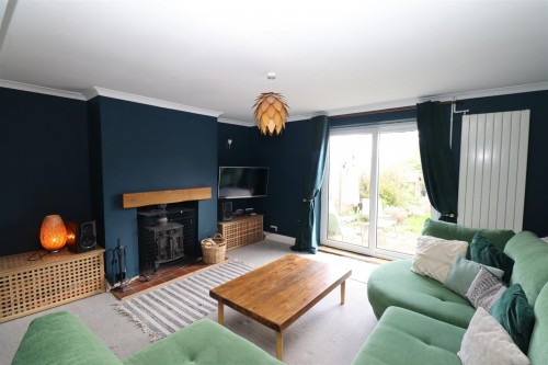 Living Room with Fireplace