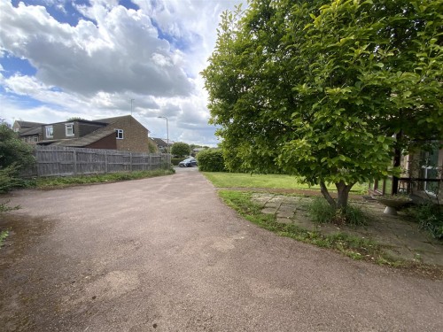 Large driveway